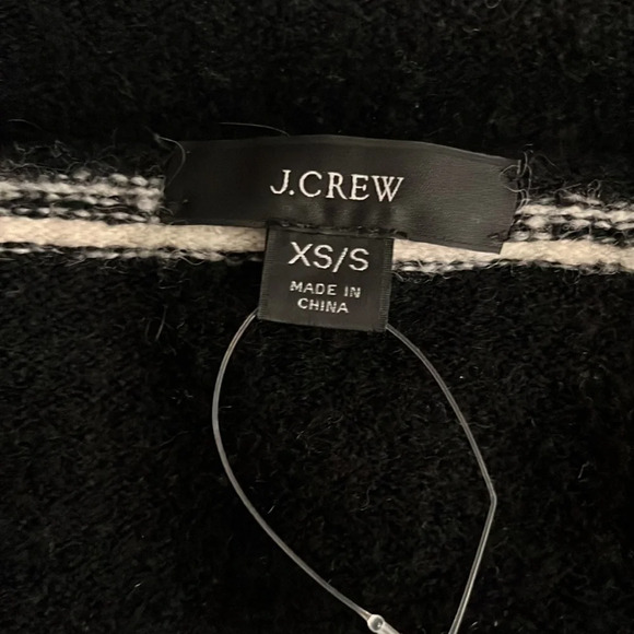 J Crew Long sweater-coat in stripe size M-L - Picture 10 of 10